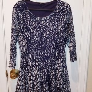 Navy blue dress